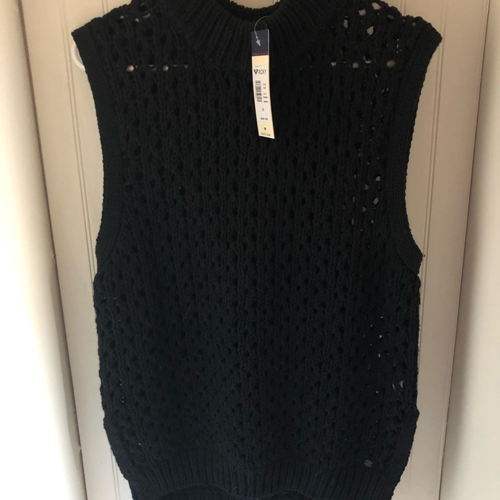 Roxy sleeveless turtleneck sweater